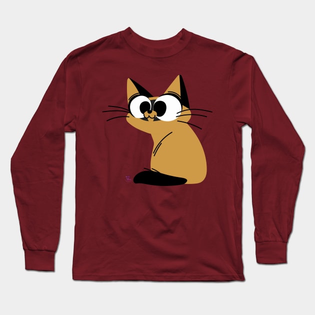 Funny Cat Long Sleeve T-Shirt by Viper Unconvetional Concept